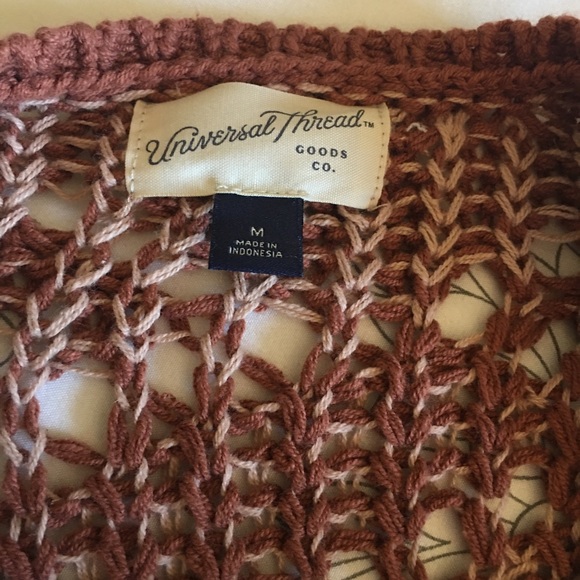 Universal thread open stitch tunic sweater - Picture 3 of 6